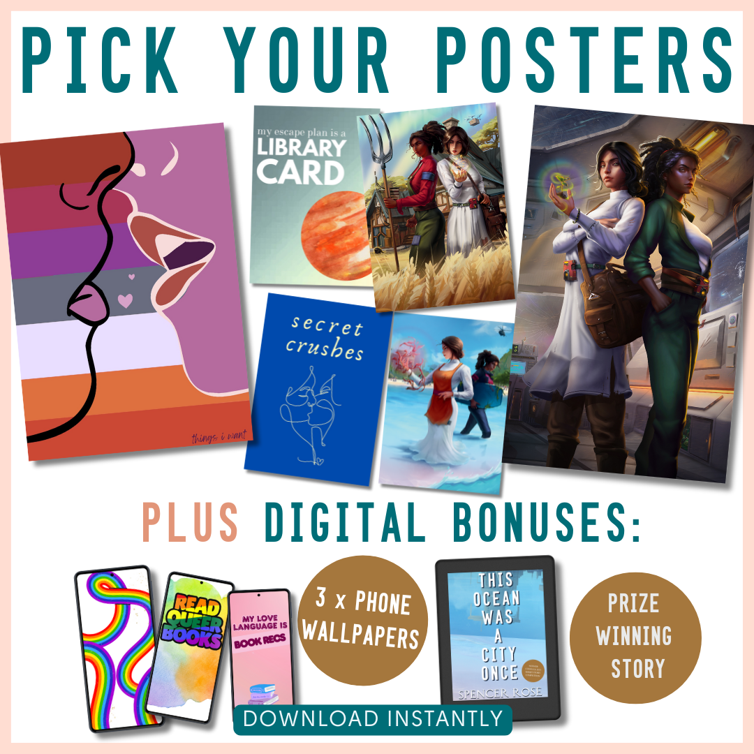 Bookish Poster Bundle (Physical) + Digital Extras
