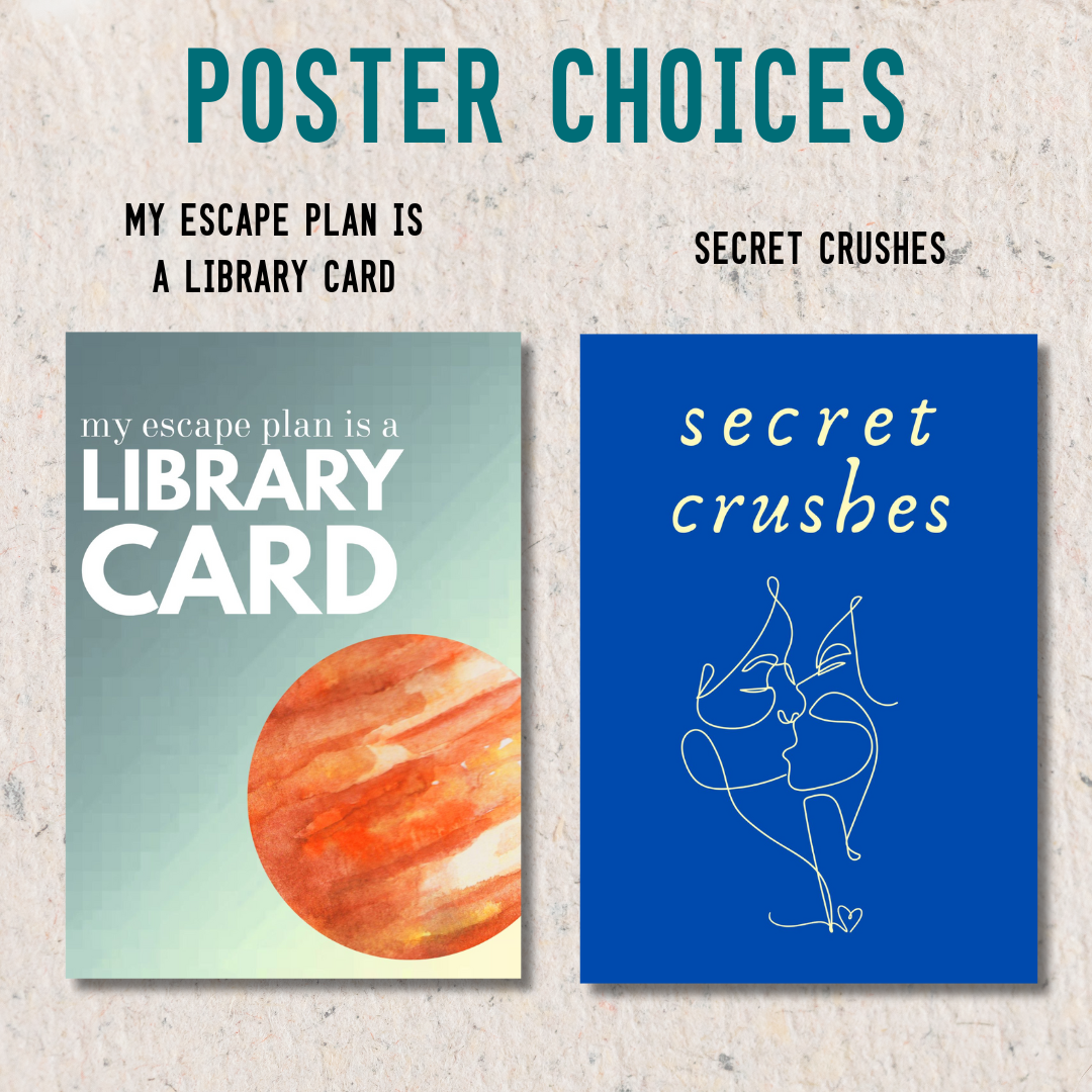Bookish Poster Bundle (Physical) + Digital Extras