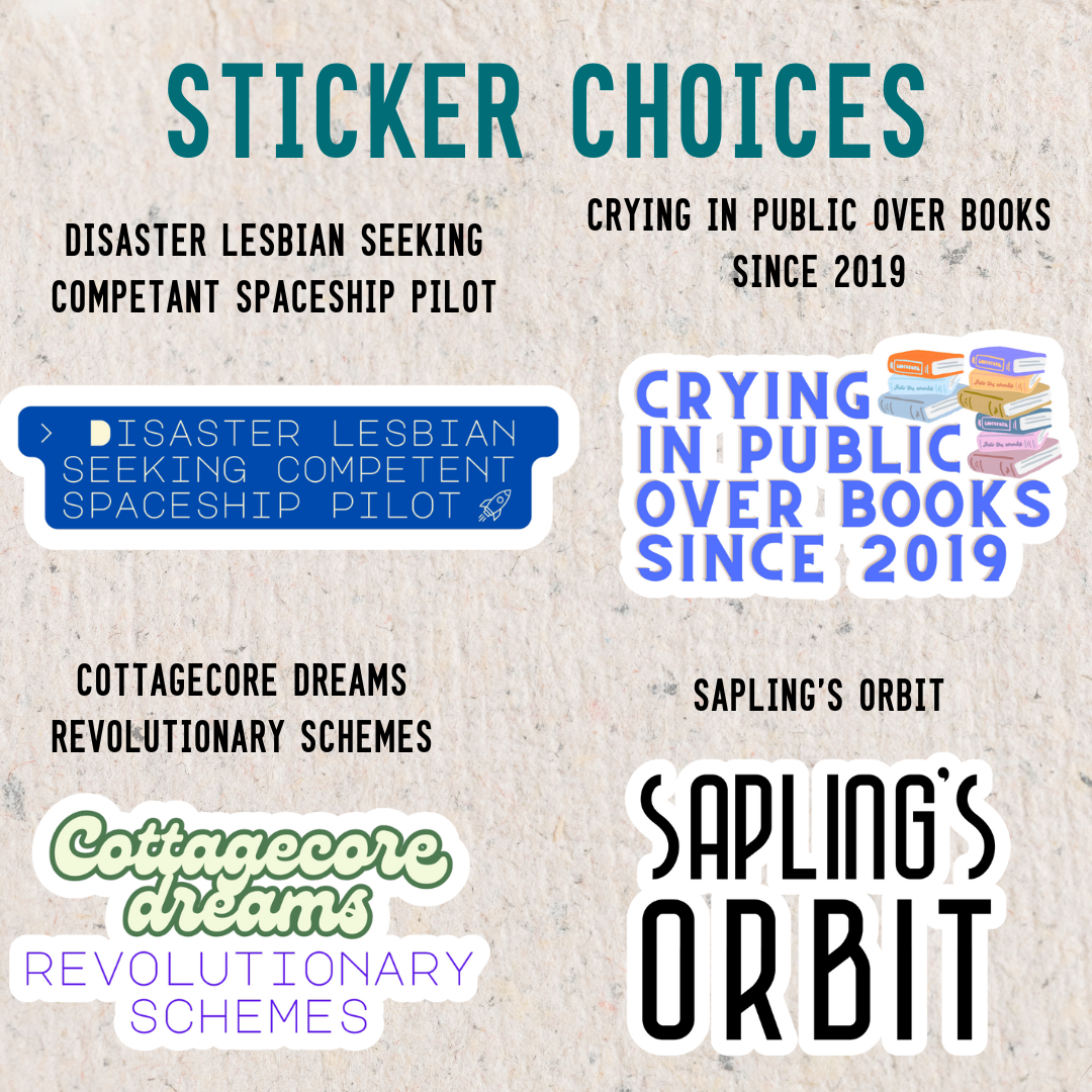 Bookish Sticker Bundle: Pick Any 3 (Physical) + Digital Extras
