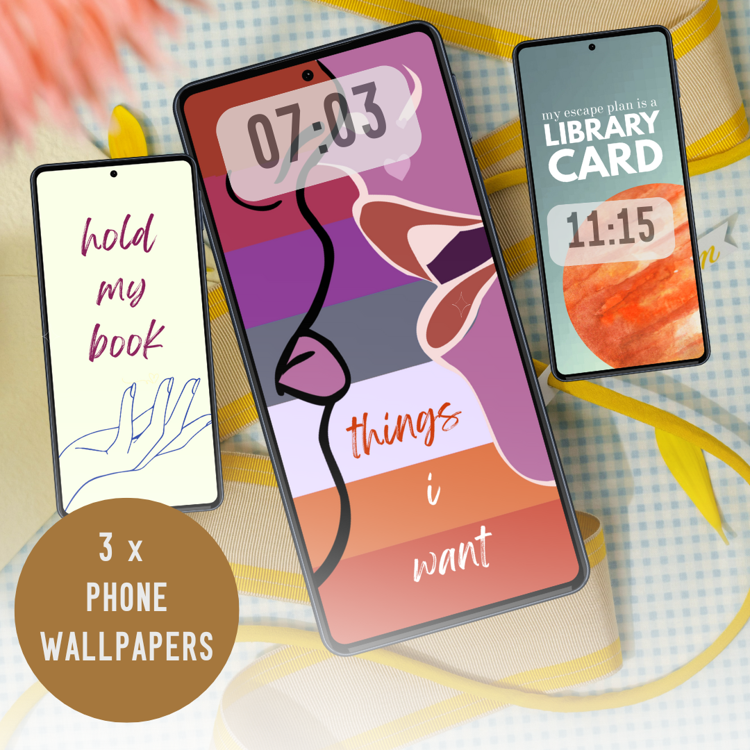Bookish Sticker Bundle: Pick Any 3 (Physical) + Digital Extras